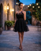The Allegra Ruffle Cascade Dress