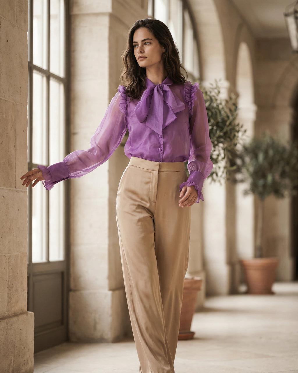 The Amara Ruffle Crop