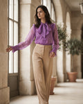 The Amara Ruffle Crop