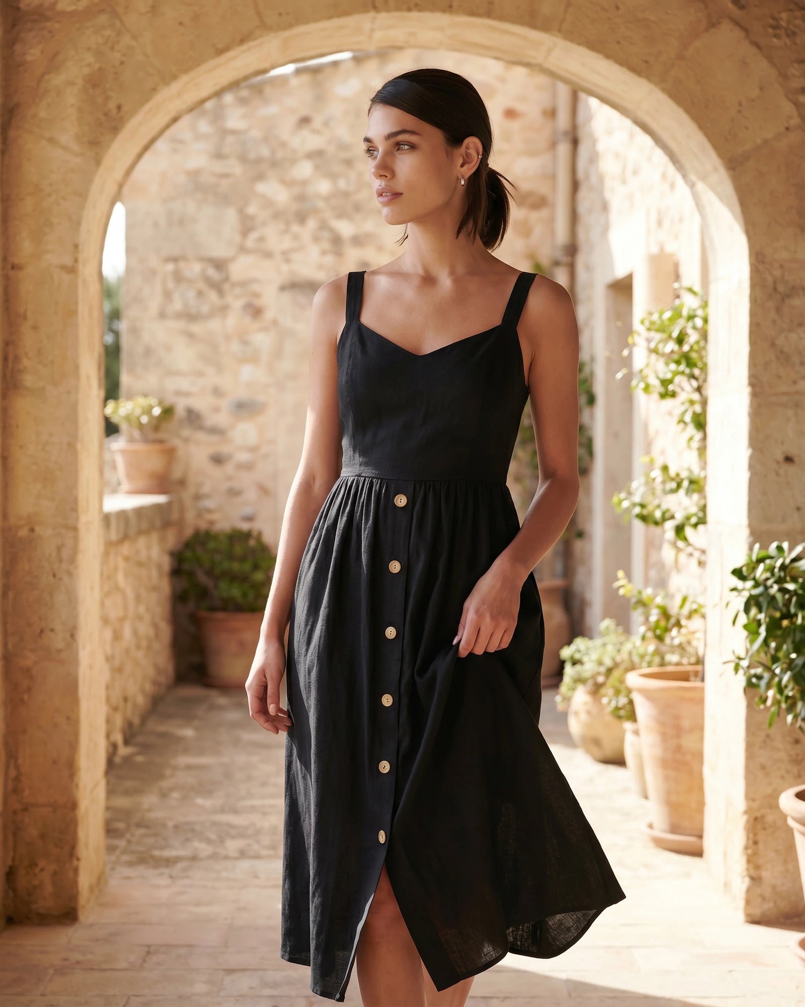 The Aria Flow Midi Dress