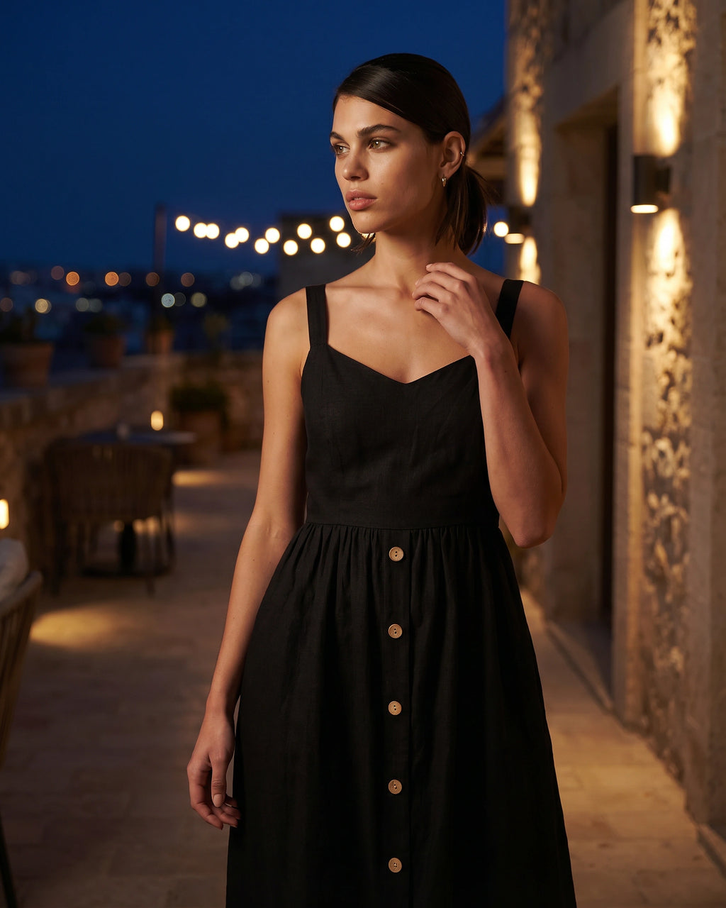 The Aria Flow Midi Dress