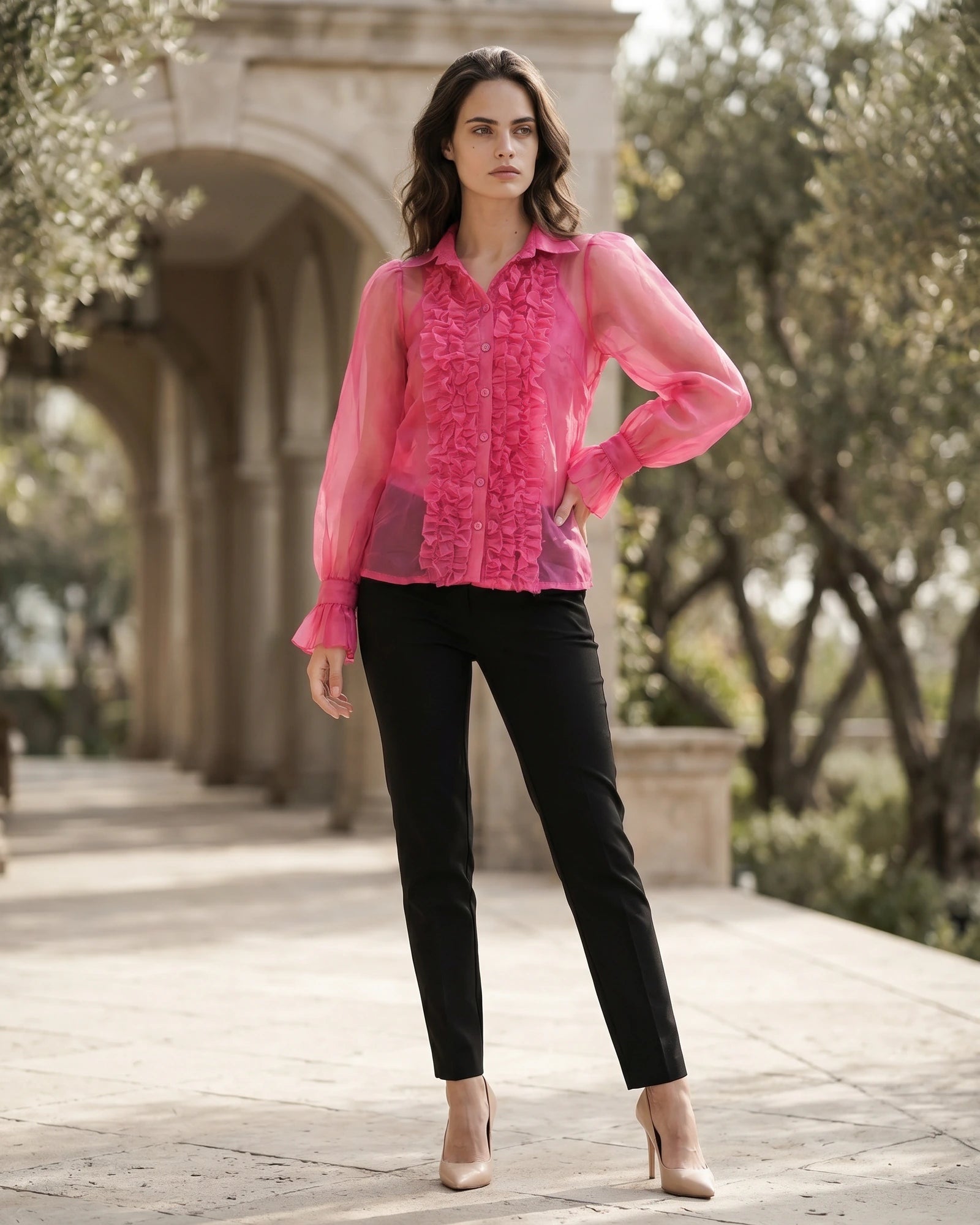 The Aria Ruffle Blouse