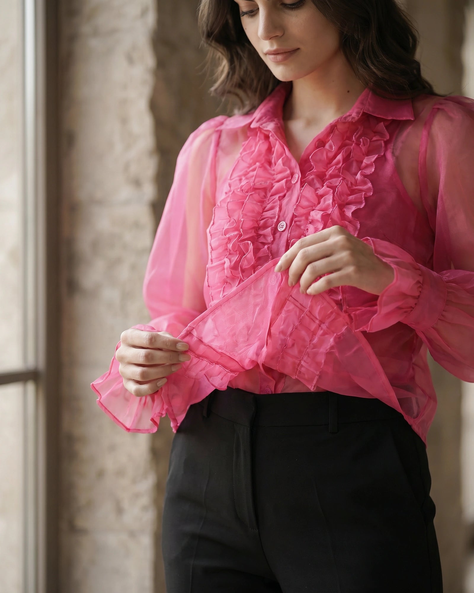 The Aria Ruffle Blouse