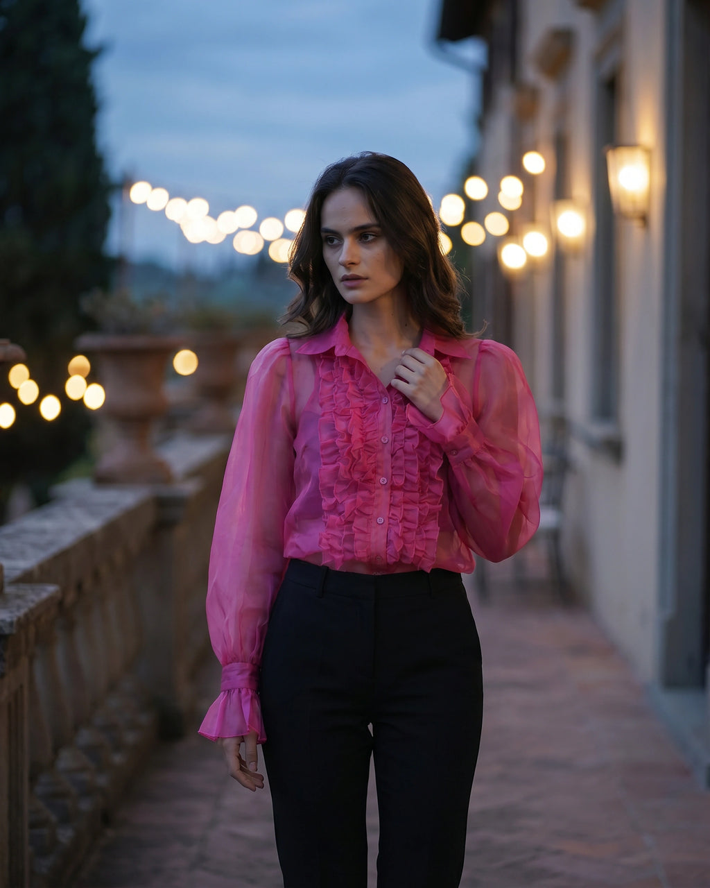 The Aria Ruffle Blouse