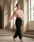The Aria Ruffle Organza Blouse