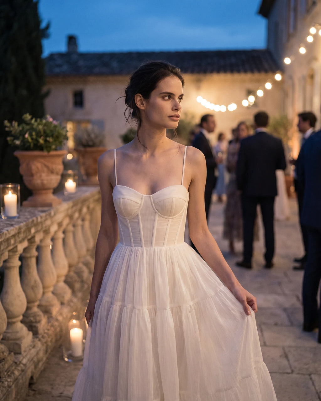 The Astrid Puff Organza Dress