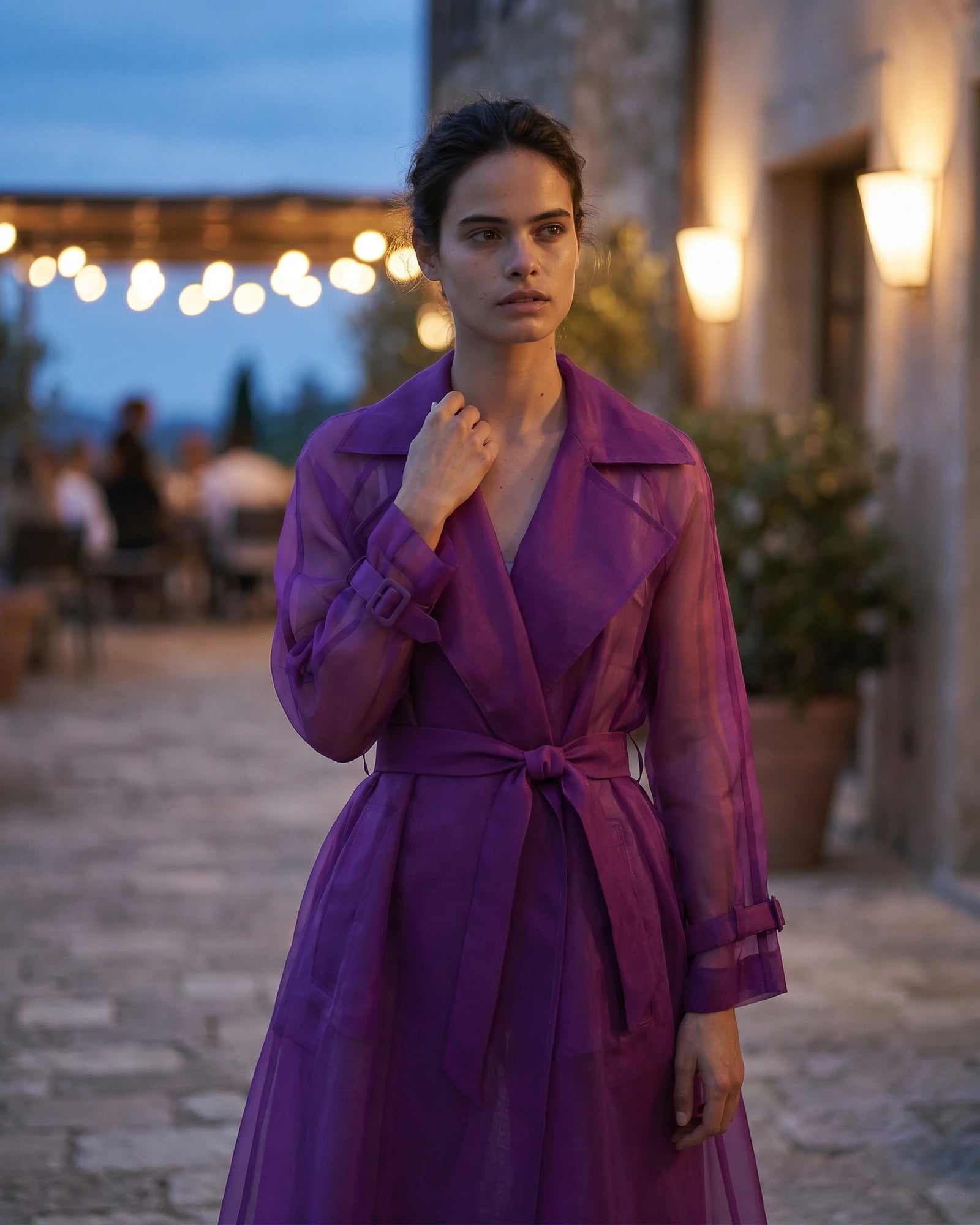 The Audrey Organza Trench