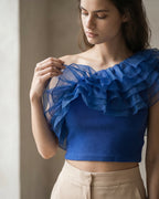 The Aurora Organza-Crafted Top