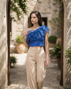 The Aurora Organza-Crafted Top