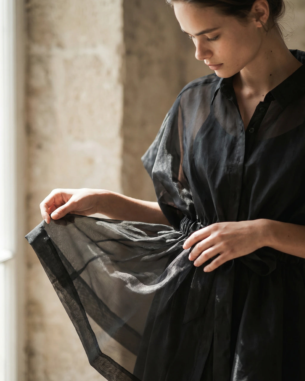 The Aurora Organza Tunic Dress