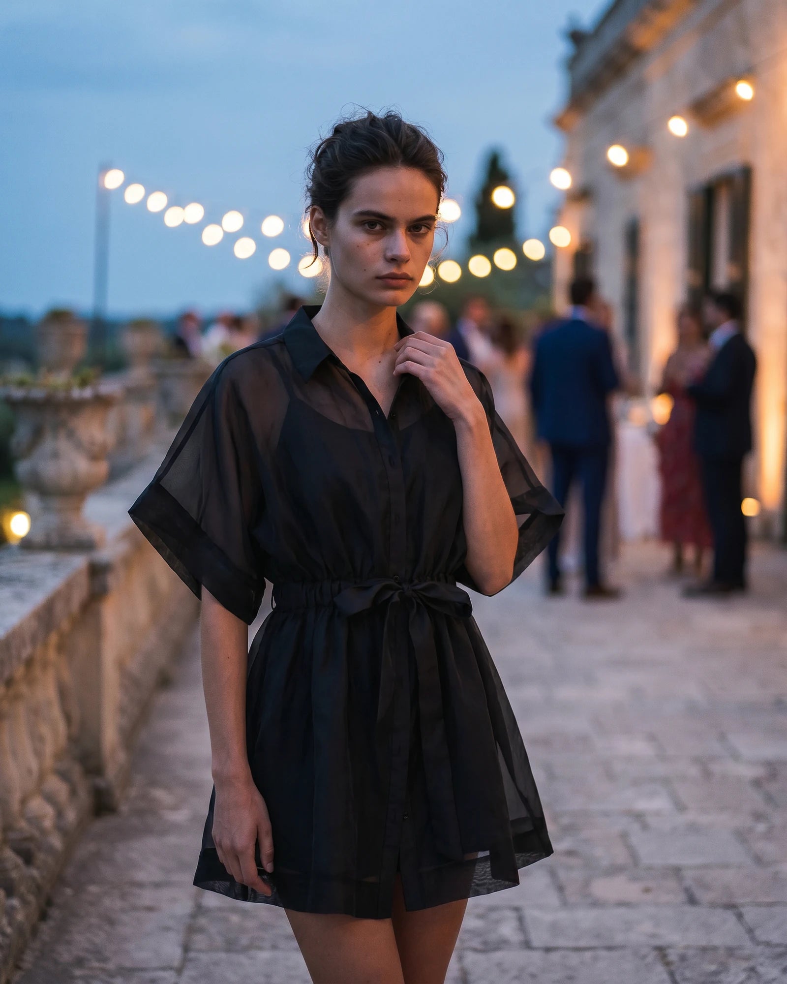 The Aurora Organza Tunic Dress