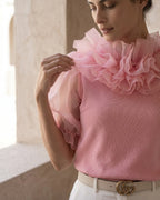 The Bella Ruffle Crop Top