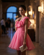 The Bianca Ruffled Mini Dress