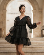 The Bianca V-Neck Mini Dress