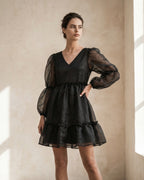 The Bianca V-Neck Mini Dress