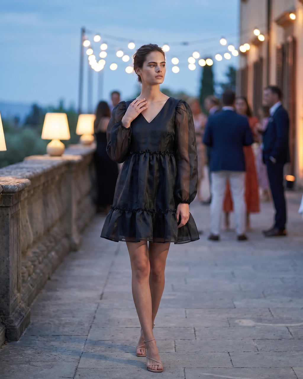 The Bianca V-Neck Mini Dress