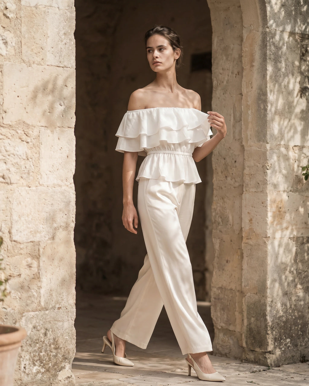 The Callista Ruffled Top