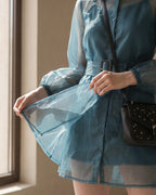 The Camille Organza Balloon Dress