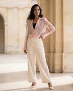 The Camille Organza Crop Jacket
