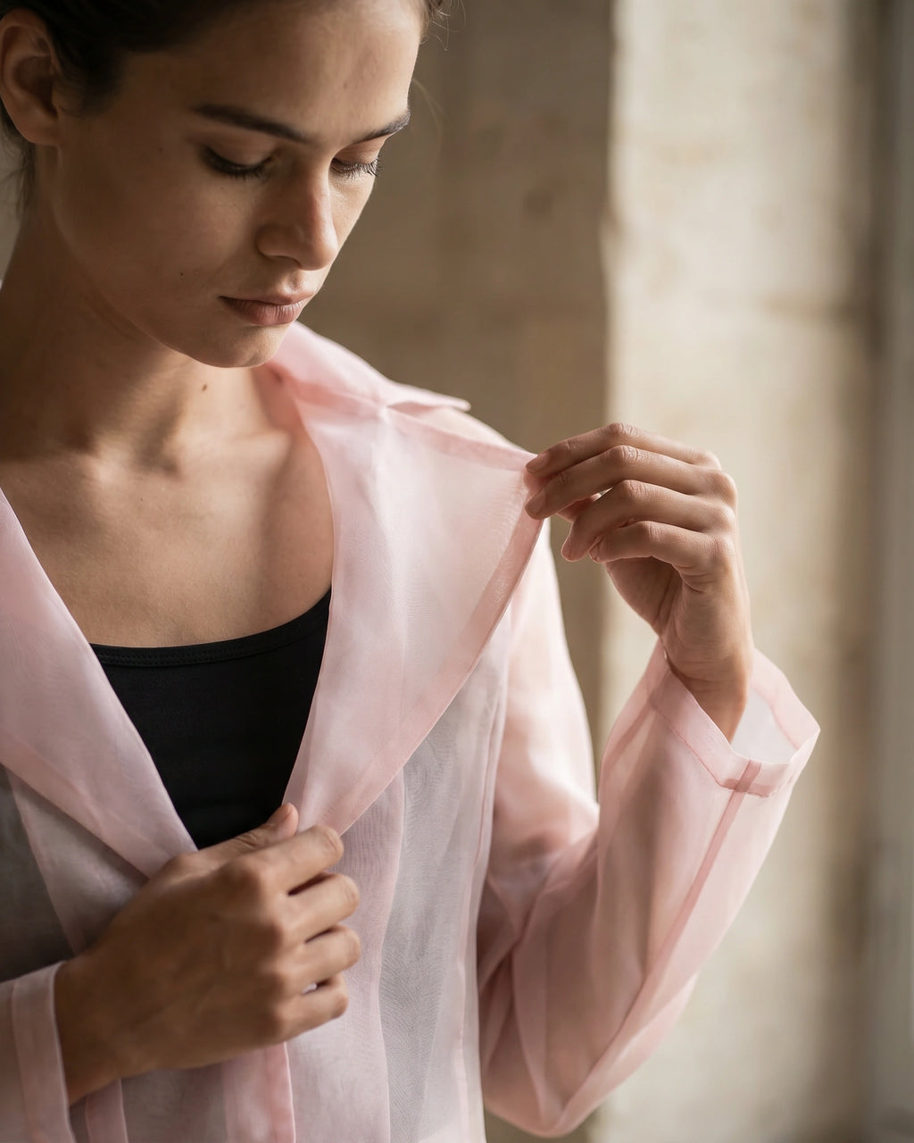 The Camille Organza Crop Jacket