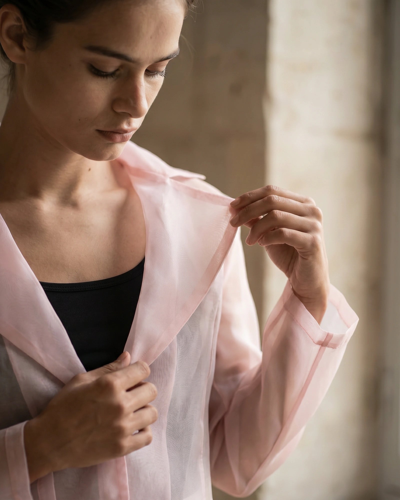 The Camille Organza Crop Jacket
