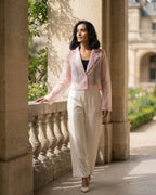The Camille Organza Crop Jacket