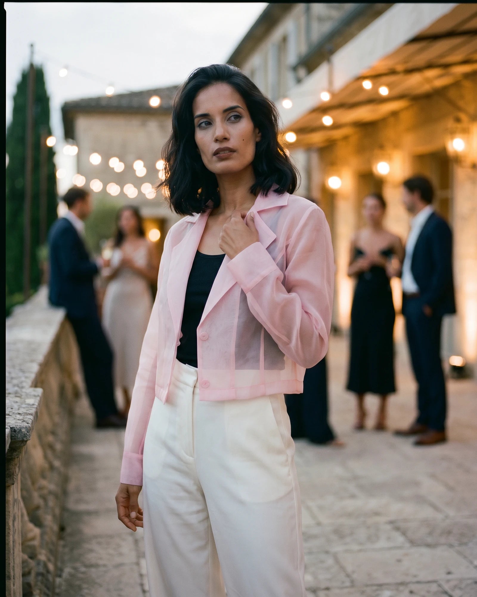 The Camille Organza Crop Jacket