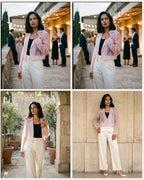 The Camille Organza Crop Jacket