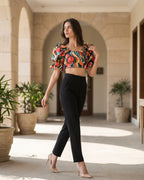The Camille Ruffle Crop Top