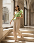 The Camille Ruffle Shoulder Top