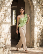The Camille Ruffle Shoulder Top
