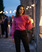 The Celeste Puff Organza Top
