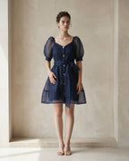 The Celeste Puffed Organza Dress