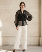 The Celeste Sheer Blouse