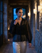 The Celeste Sheer Blouse