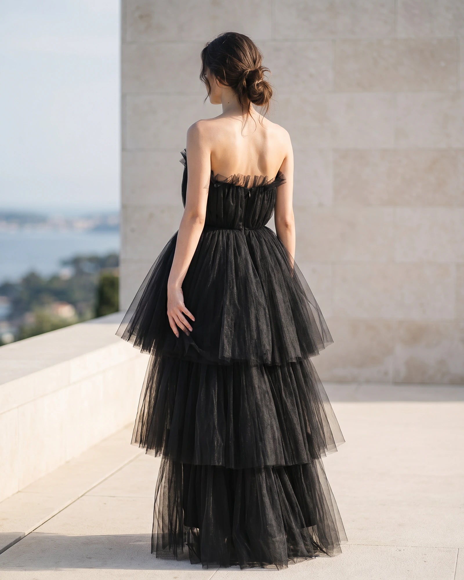 The Delphine Tulle Cascade