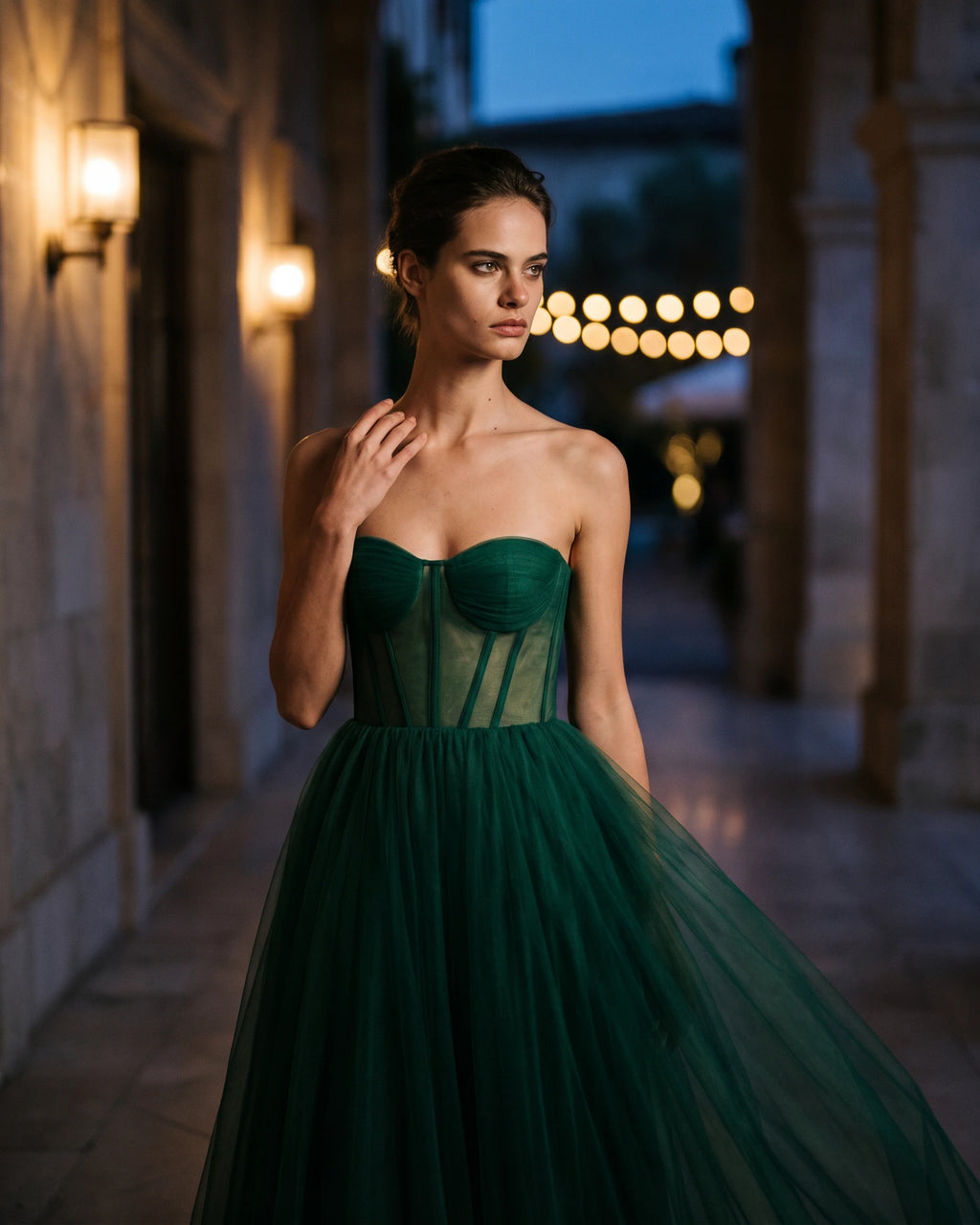 The Elise Tulle Corset Dress