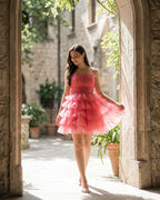 The Eloise Organza Ruffle Dress