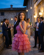 The Eloise Organza Ruffle Dress