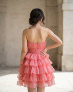 The Eloise Organza Ruffle Dress