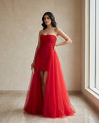 The Giselle Asymmetric Tulle Dress
