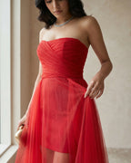 The Giselle Asymmetric Tulle Dress