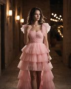 The Layla Petal Tulle Gown