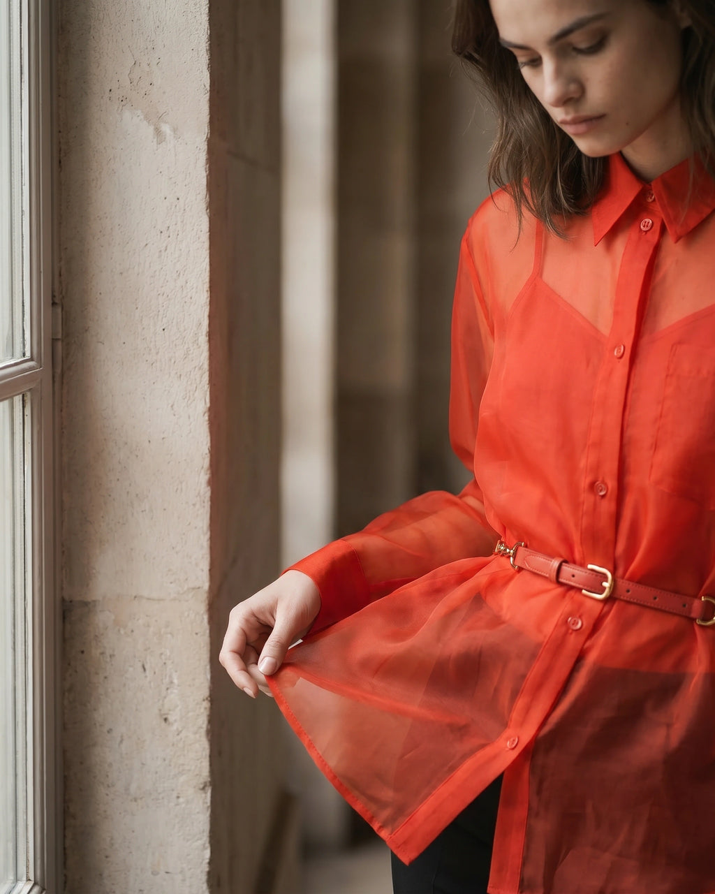 The Scarlett Organza Blouse