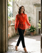 The Scarlett Organza Blouse