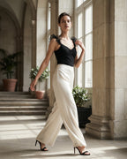 The Sienna Ruffle Organza Crop