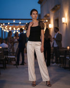 The Vanessa Organza Sleeve Crop