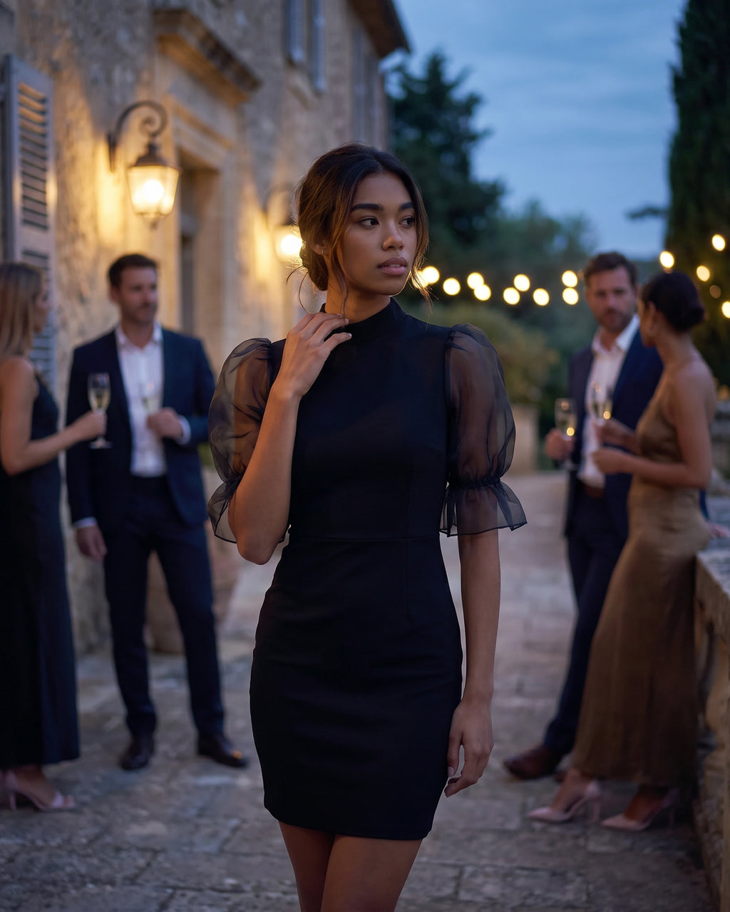 The Vanessa High Neck Mini